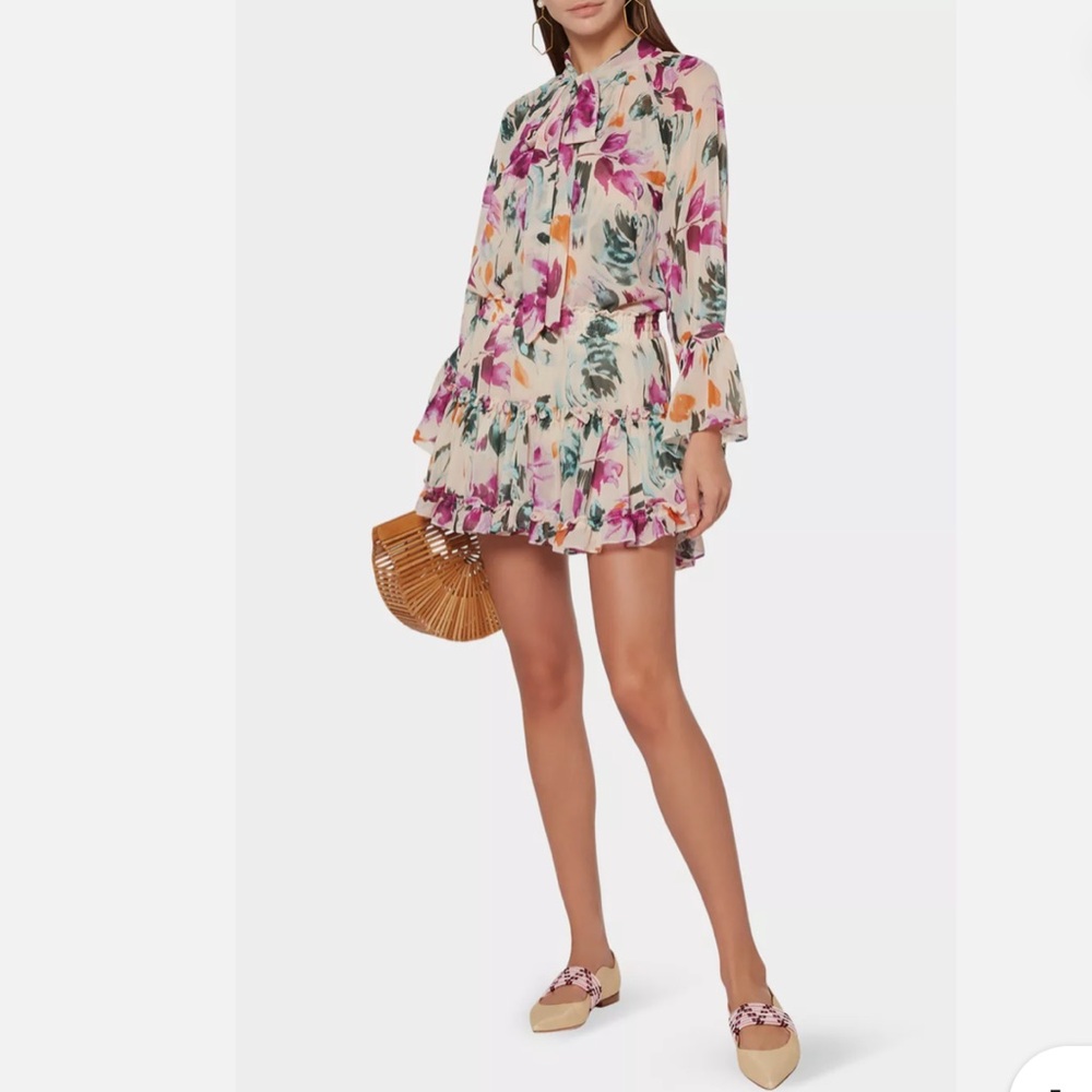 Misa Los Angeles Multicolor Floral Dress